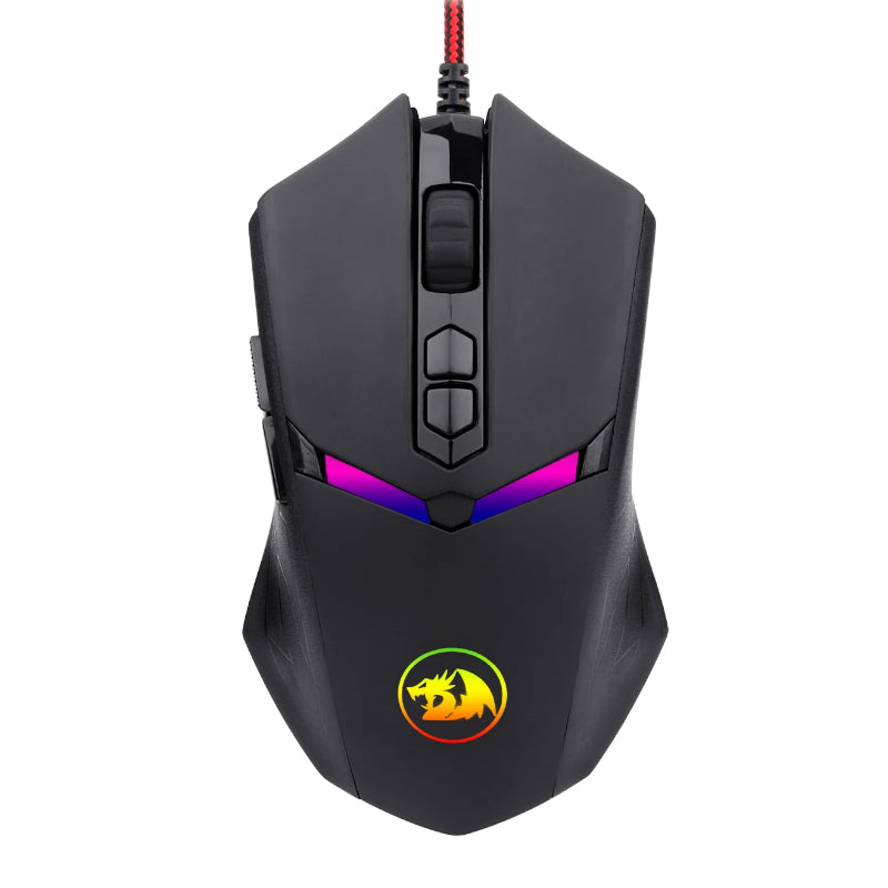 7200DPI RGB wired gaming mouse, black product image