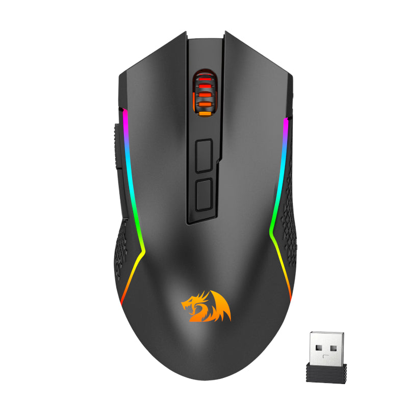 REDRAGON Trident Pro 8000DPI RGB Gaming Mouse - Black - product image