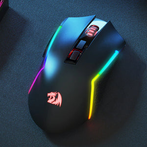 REDRAGON Trident Pro 8000DPI RGB Gaming Mouse - Black - product image