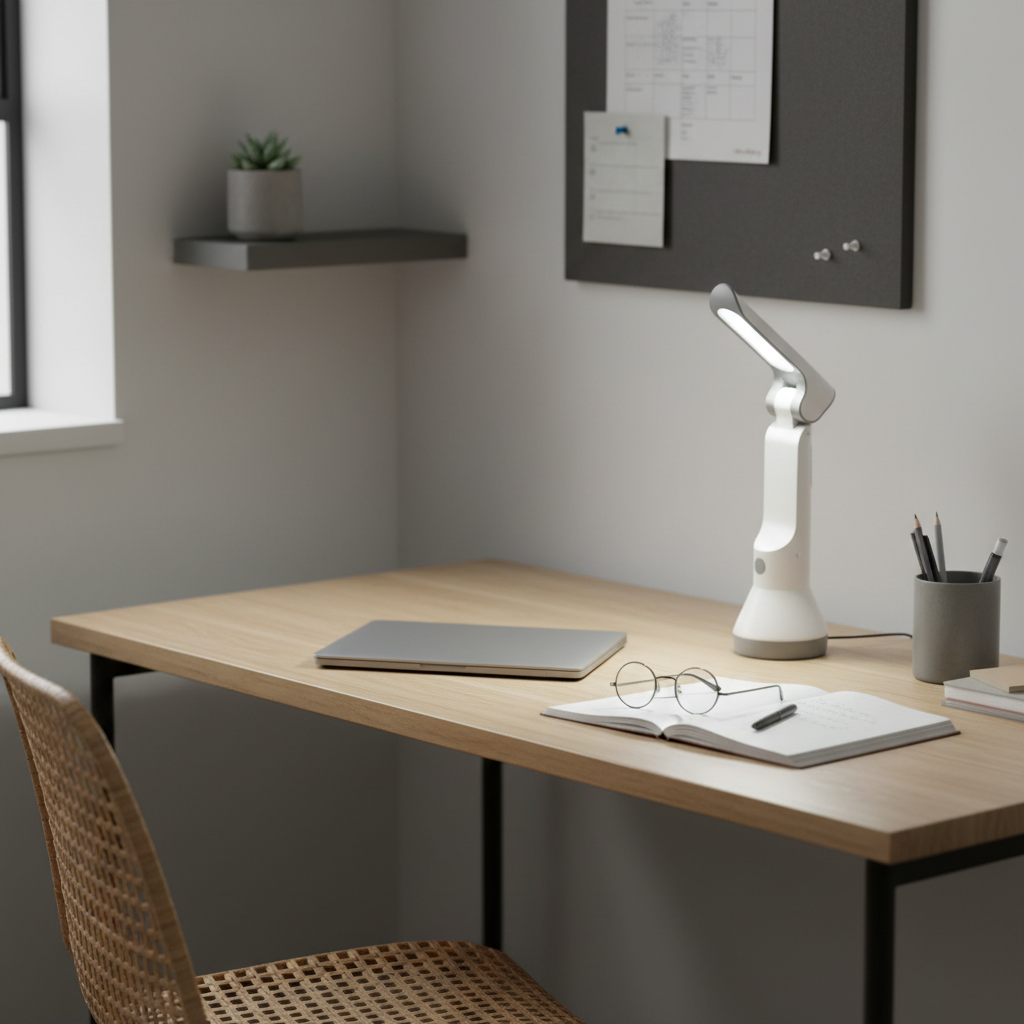 Rechargeable Flashlight White LED & Desk Lamp