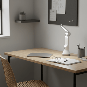 Rechargeable Flashlight White LED & Desk Lamp