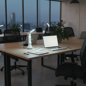 Rechargeable Flashlight White LED & Desk Lamp