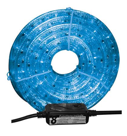 LED Rope Light 3-Wire Blue, 230V (50m Roll)