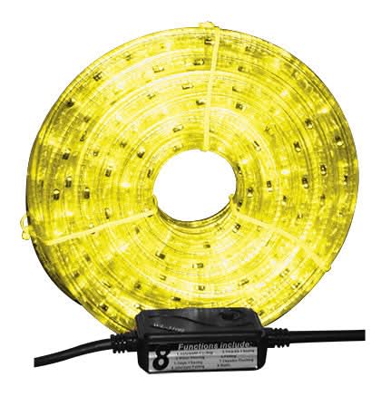 LED Rope Light 3-Wire Yellow, 230V (50m Roll)