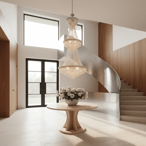 Grand Double Basket K9 Crystal Chandelier - additional product image