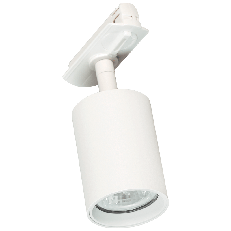3 Wire GU10 Track Spotlight — White