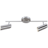 Satin Chrome Dual GU10 Spotlight Bar – 540 mm