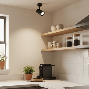 1 Light Matt Black Ceiling Spotlight S176/1 - additional product image