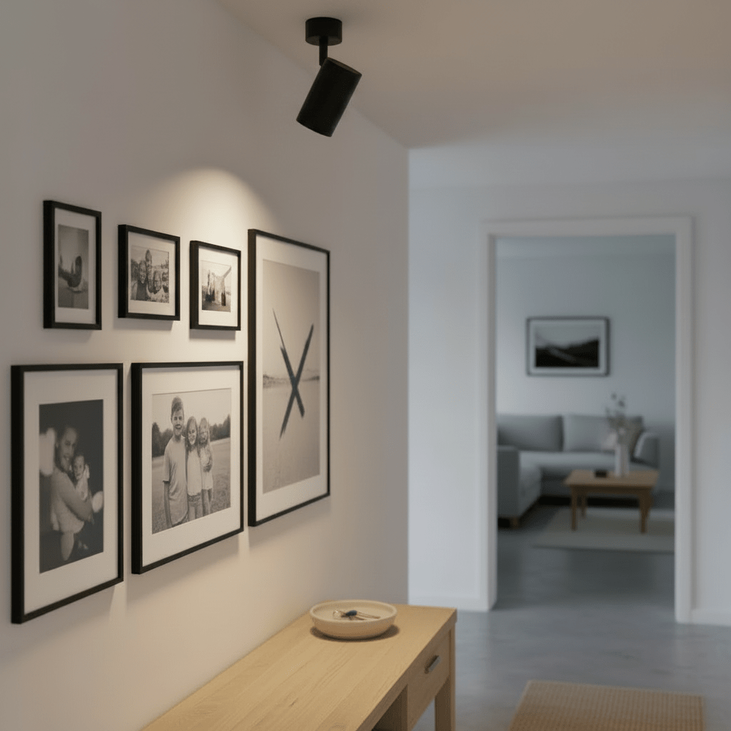 1 Light Matt Black Ceiling Spotlight S176/1 - additional product image