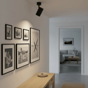 1 Light Matt Black Ceiling Spotlight S176/1 - additional product image