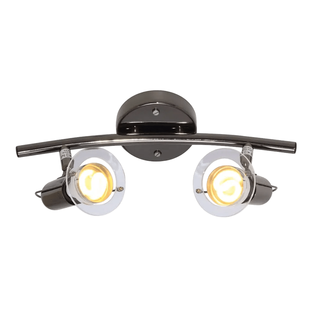 Gun Metal 2 Light Spotlight - R50