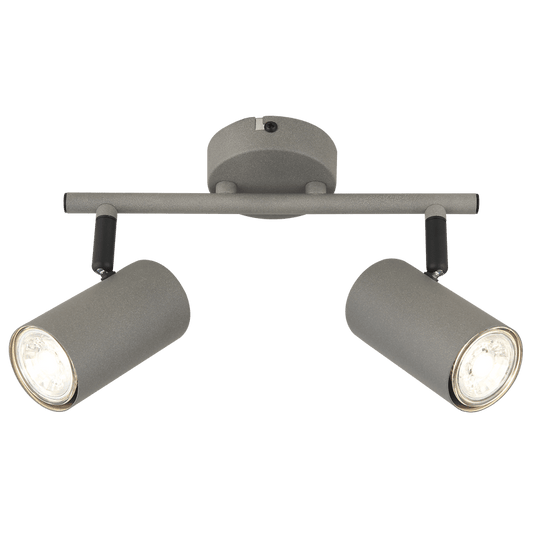 Kala Sandy Grey 2 Light Spotlight
