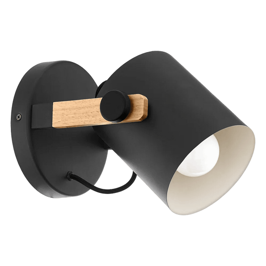 Hornwood 1 Light Spotlight - Black & Brown