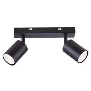 Urban Double Ceiling Spotlight - Black