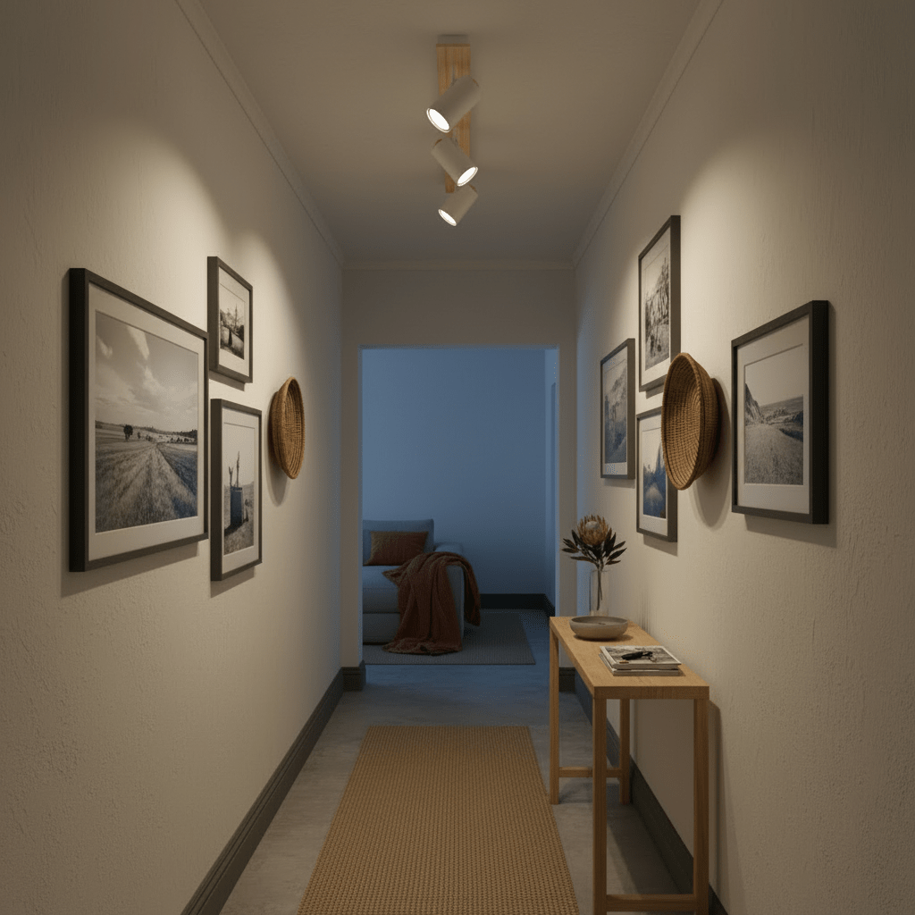 White/Wood Quad Spotlight