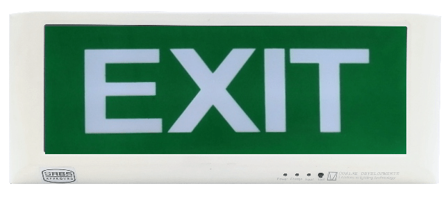 SABS-approved Emergency LED Single-sided Exit Sign