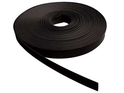 Black 19-9.5 heat shrink tubing roll for cable insulation.