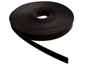 Black 4.8-2.4 heat shrink tubing roll for cable insulation.