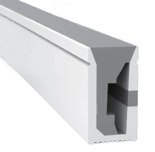 Side Bending Flexible Silicone Profile - 6mm x 12mm