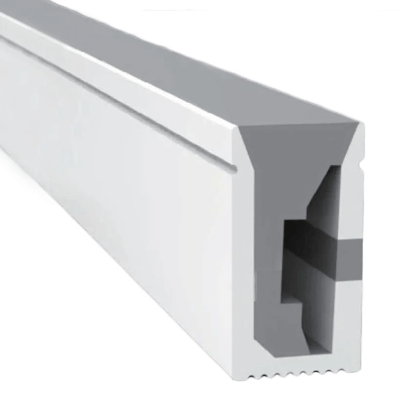 Side Bending Flexible Silicone Profile - 6mm x 12mm