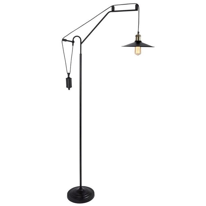 Bonza Bay Black & Brass Floor Lamp