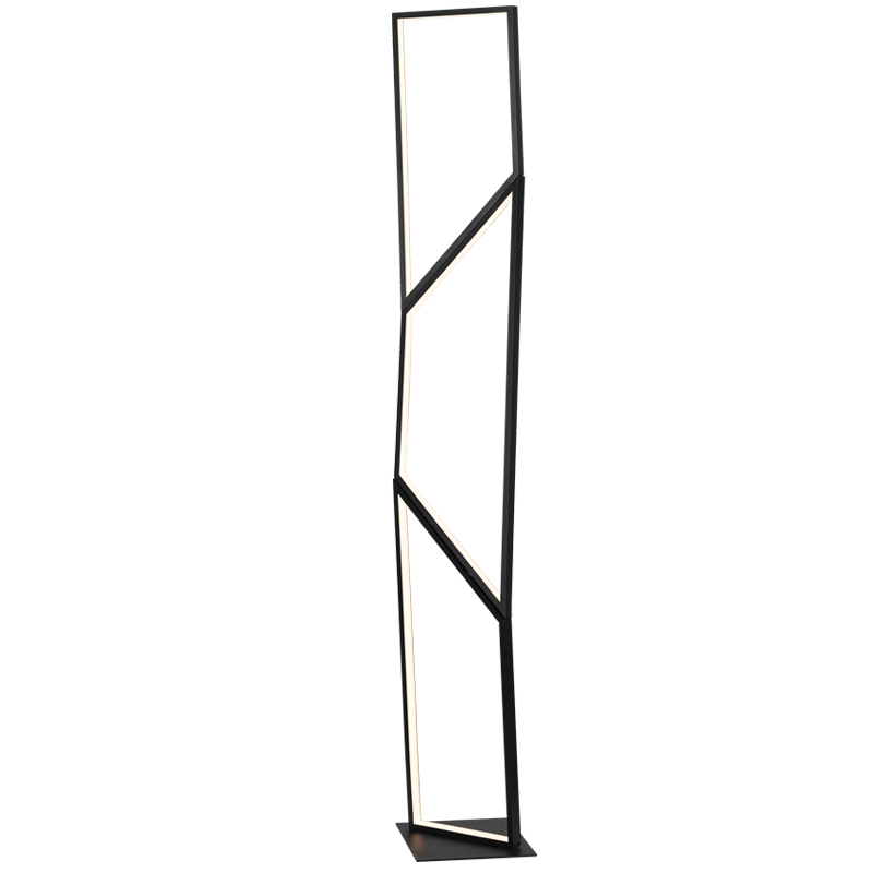 LED Floor Lamp with Foot Switch – Aluminium &amp; PC Body
