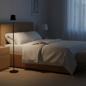 Rechargeable LED Floor Lamp - Black