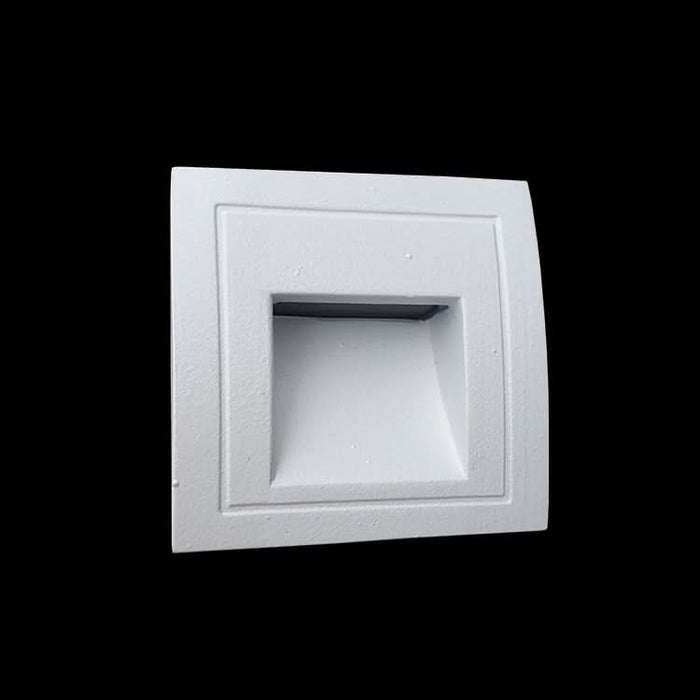Soft LED strip lighting under cabinets and outdoor patio steps