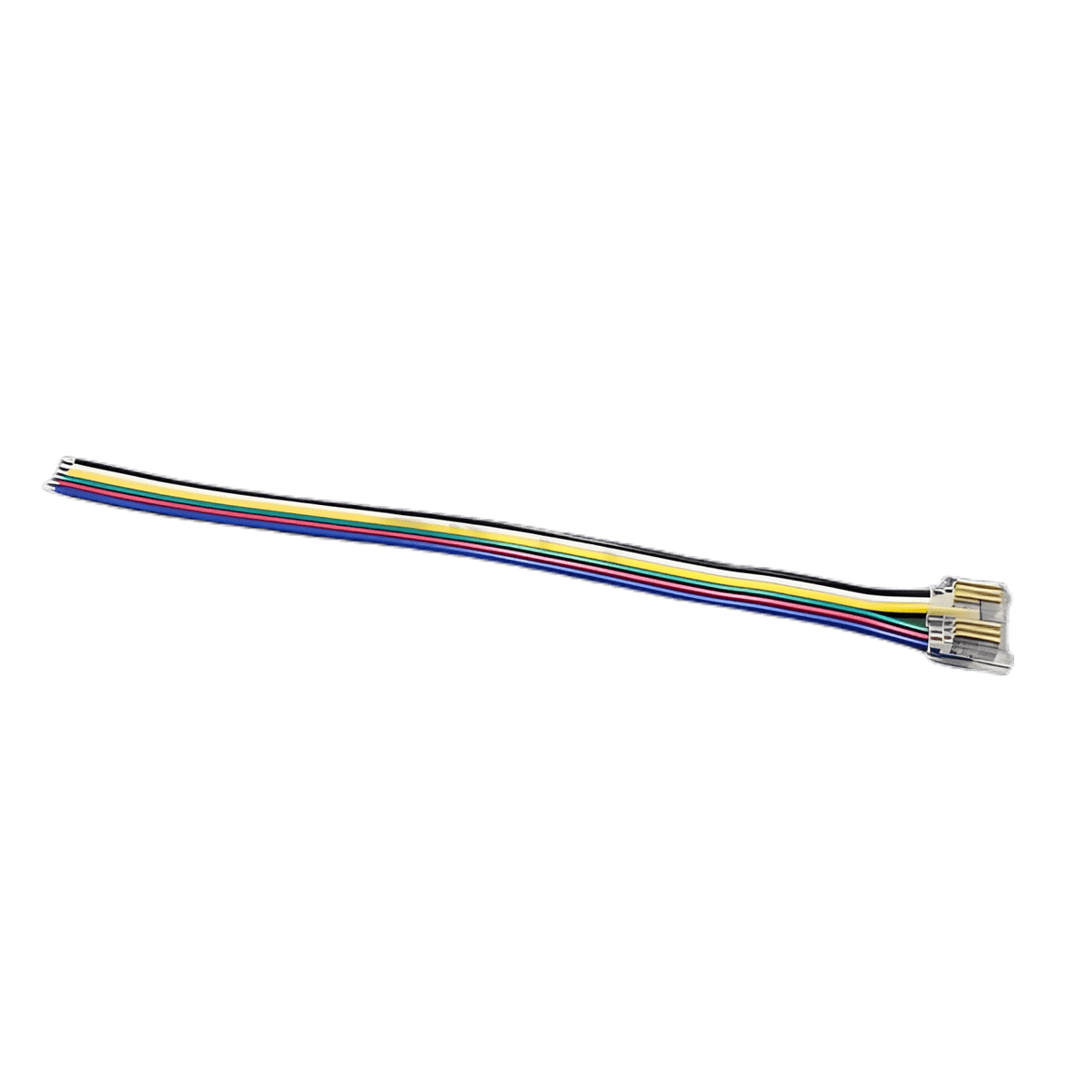 COB RGB+CCT LED Strip Light Connectors (6 Wire) - Middle Connector