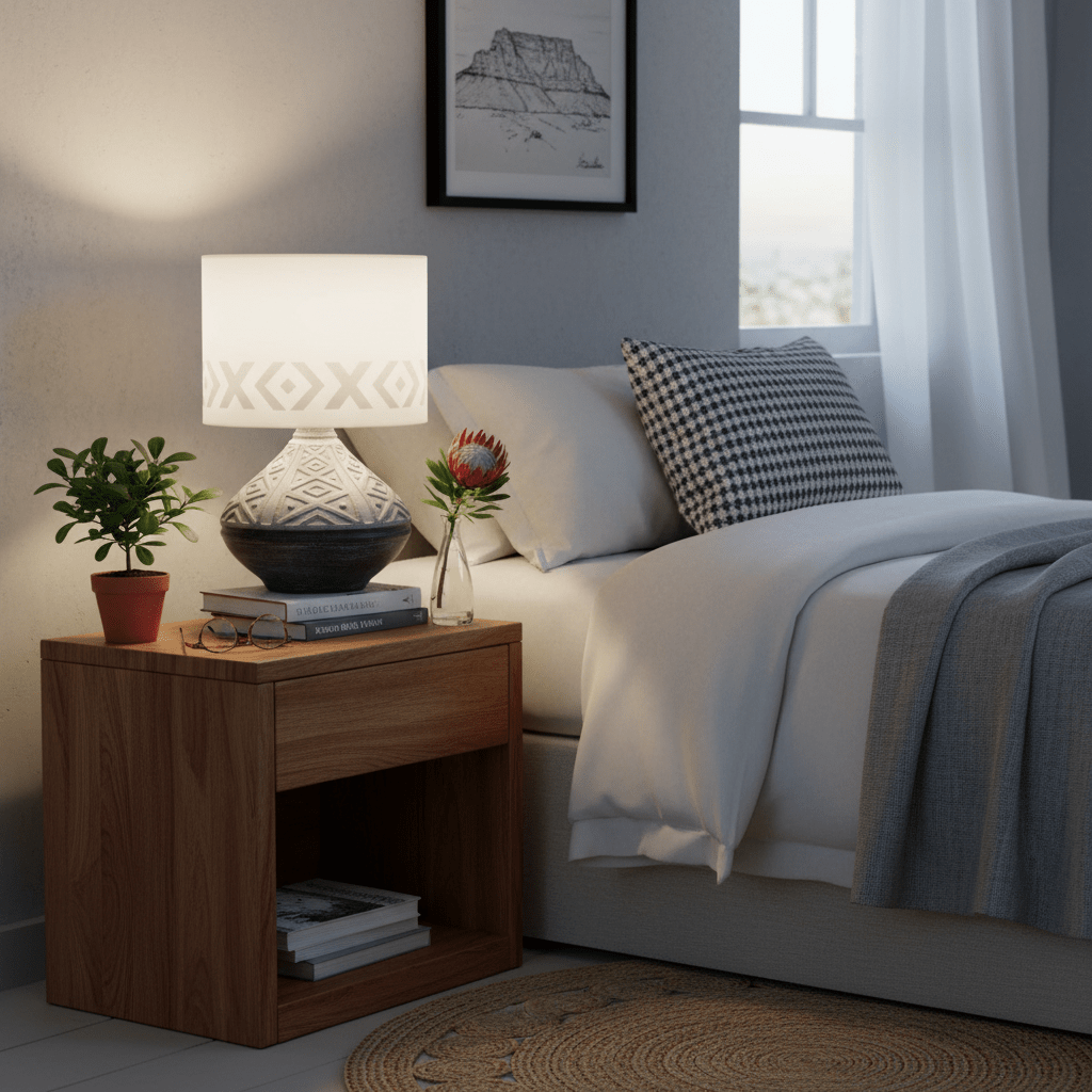 Bali Grey Table Lamp