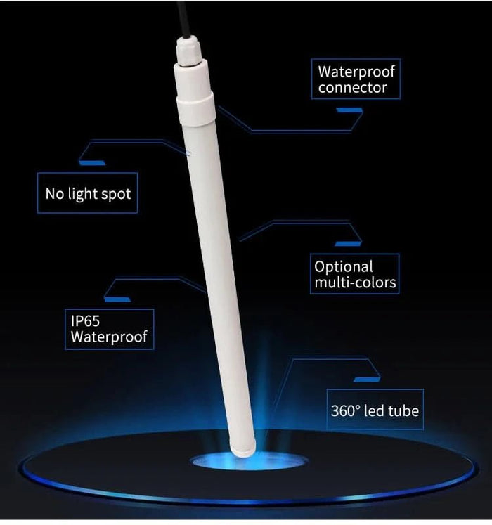 Electrician installing LED tube in converted South African fixture