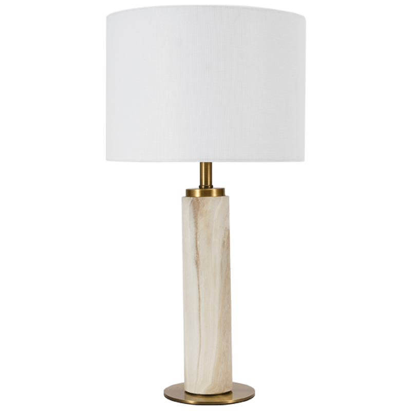 Marble Effect Table Lamp