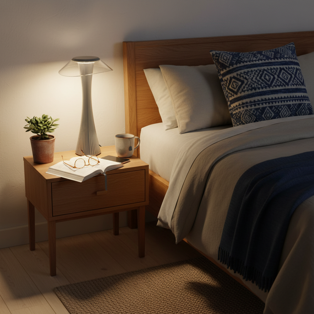 Grey Rechargeable LED Table Lamp