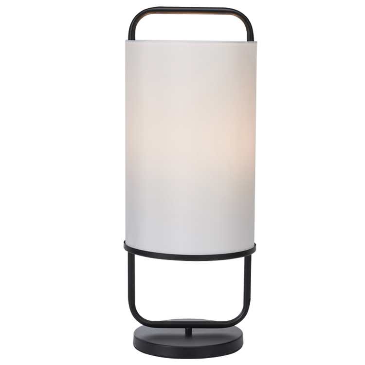 Watson Black & White Cylinder Table Lamp - Future Light - LED Lights South Africa