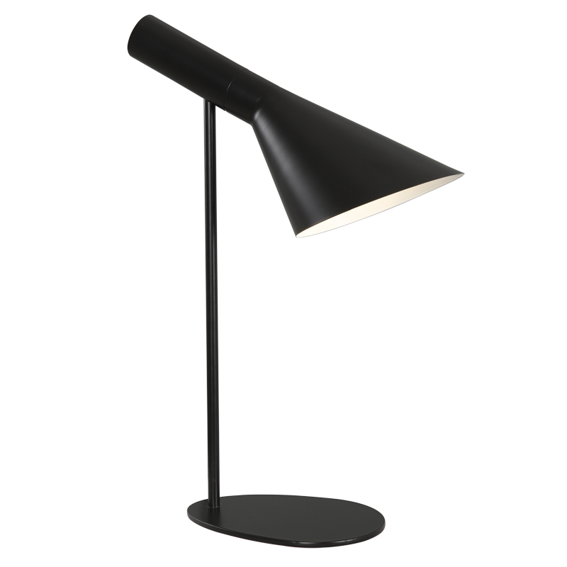 Black Metal Table Lamp with Adjustable Head, 40W ES product image