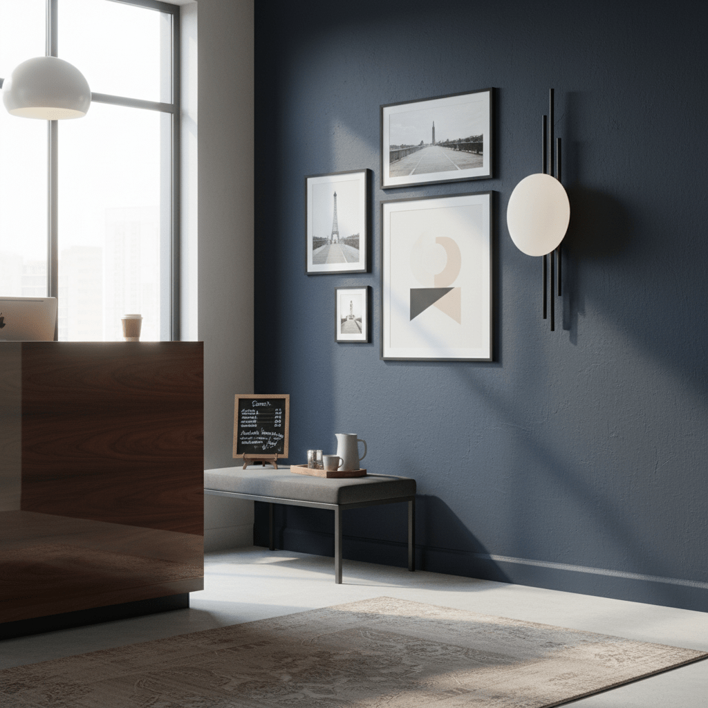 Tribar LED Wall Light - Black