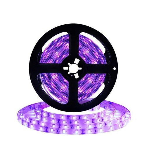 Ultra Violet (UV-A) LED Striplight 12Vdc - 5050 Ultra Bright (5M Roll) - Future Light - LED Lights South Africa