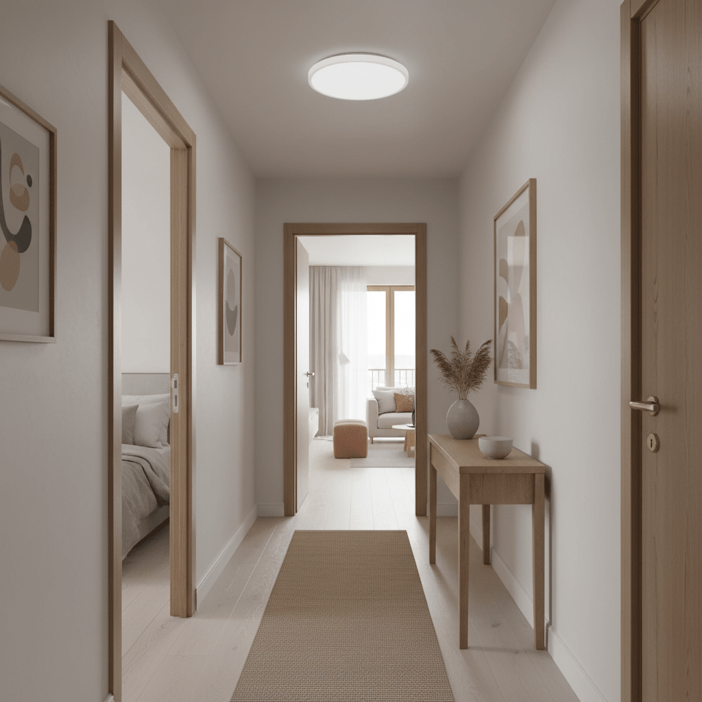 48W Matt White Ceiling Fitting 500mm