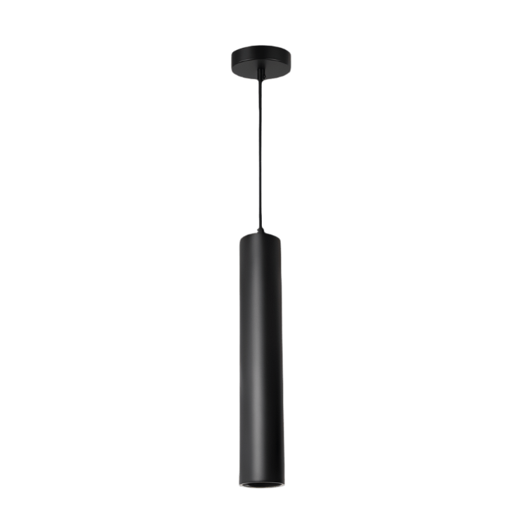 Flute GU10 Pendant Black