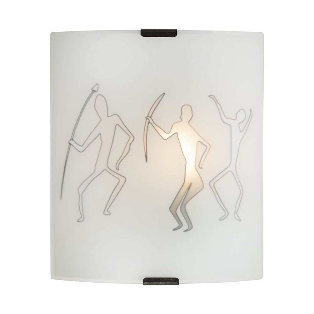 Opal Ethnic Silver Indoor Wall Light IP20