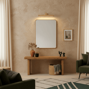 Cullinan Picture / Mirror Wall Light - Brass