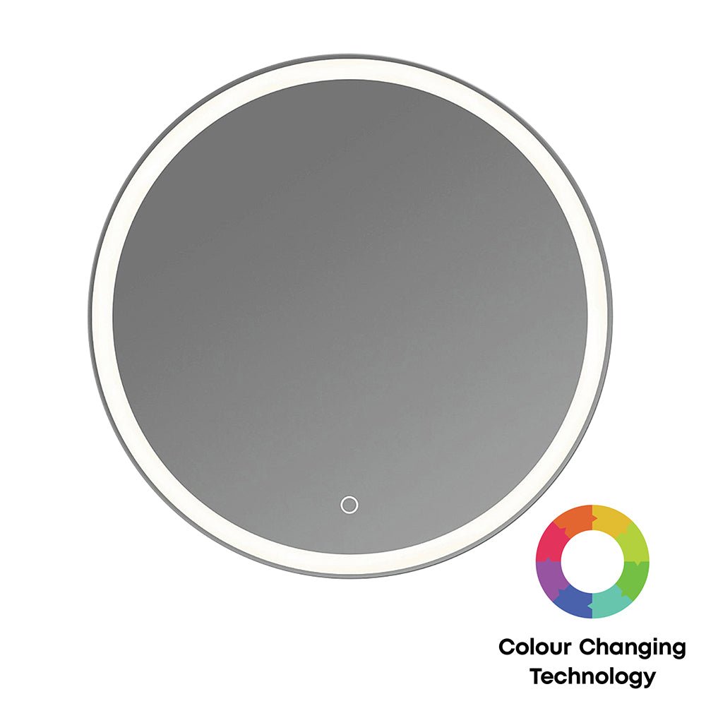 Naomi Round Bathroom Mirror Light – CCT