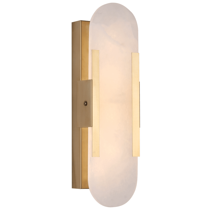 Marble & Copper Gold LED Wall Light - 3CCT Modern Feature