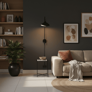 Lotus Corded Wall Light
