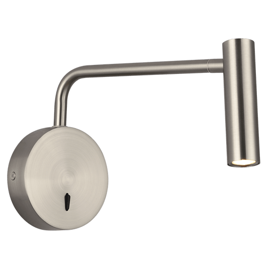 Minine Satin Chrome LED Wall Light