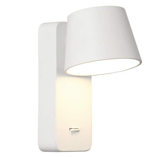 Luigi White LED Wall Light