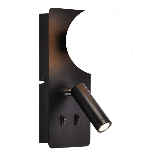 Nelson Black Wall Light