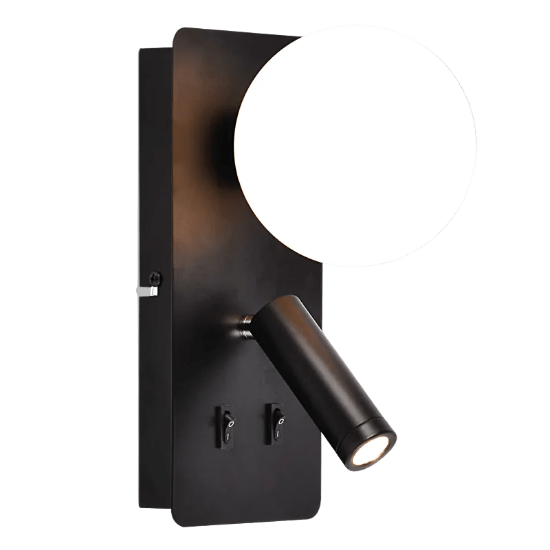 Nelson Black Wall Light