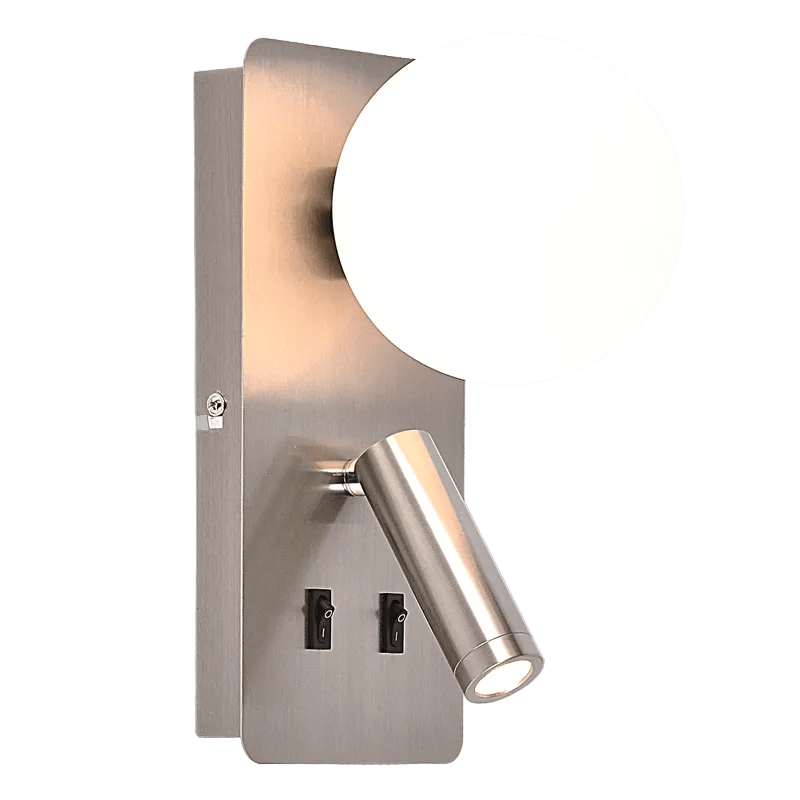Nelson Satin Chrome Wall Light