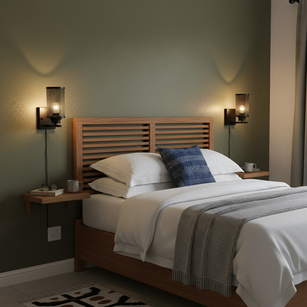 Mesh Design Up Facing Wall Light